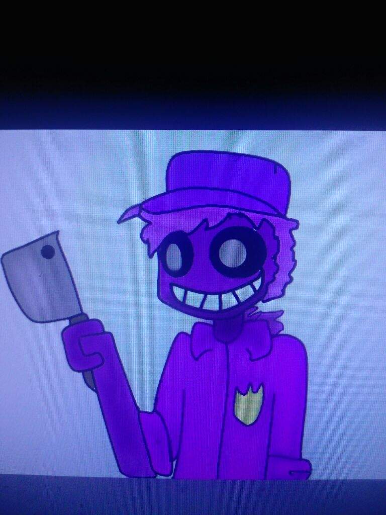 Dibujo de Purpel Guy | FNaF Amino [ Español ] Amino