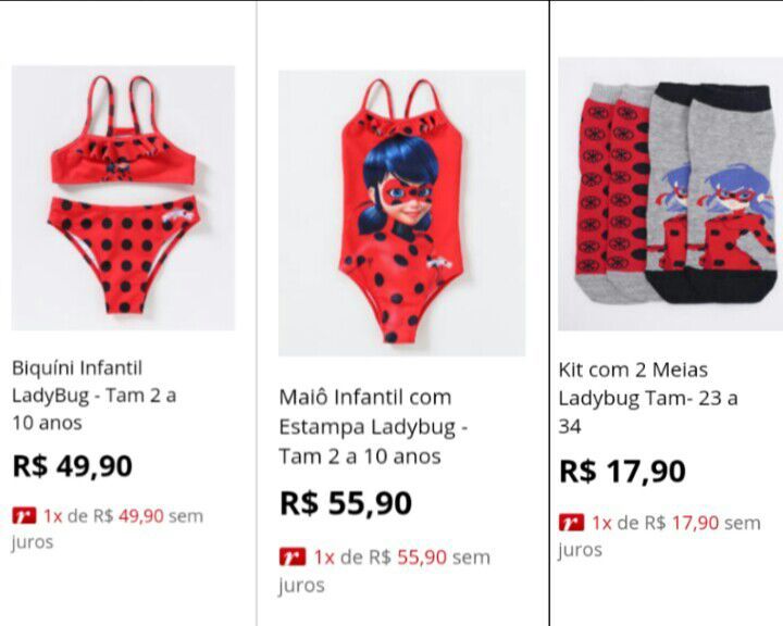 roupa ladybug renner