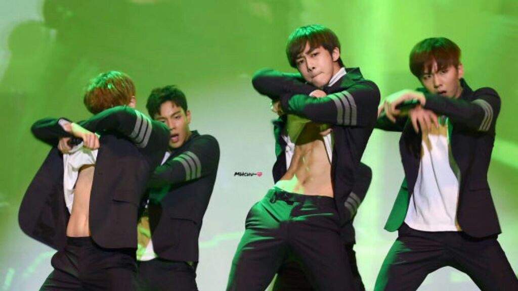 Monsta X abs.