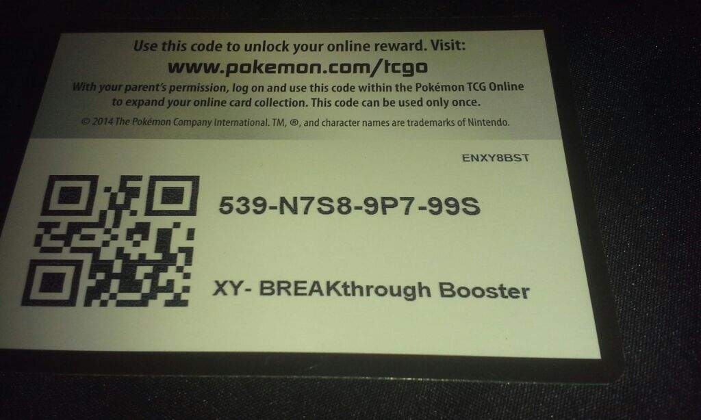 pokemon tcg online pack codes