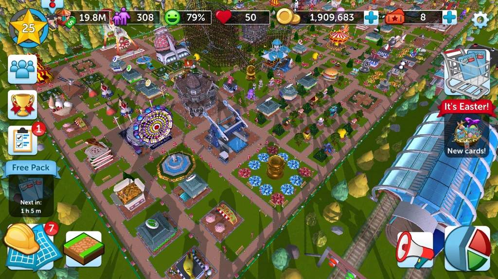 Rollercoaster Tycoon Touch Level 50