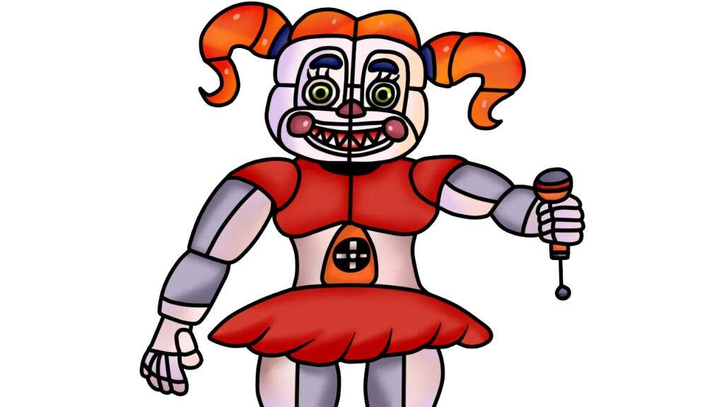 Mi dibujo de baby de sister location | FNaF Amino [ Español ] Amino