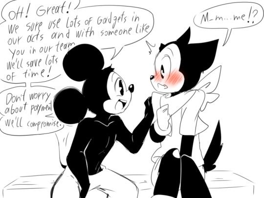 Boris X Mickey? | BnB: The Quest For Ink Machine Amino