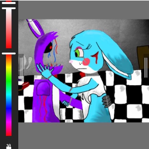 Bonnie and bon bon(girl version) | Five Nights At Freddy's Amino