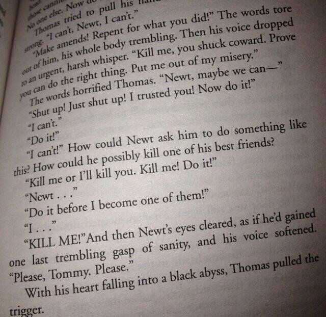 the death cure chapter summary