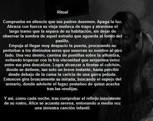 Escritura y literatura cuento de terror el ritual