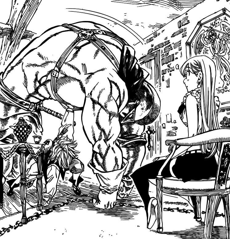 Escanor Death Scene Manga. 