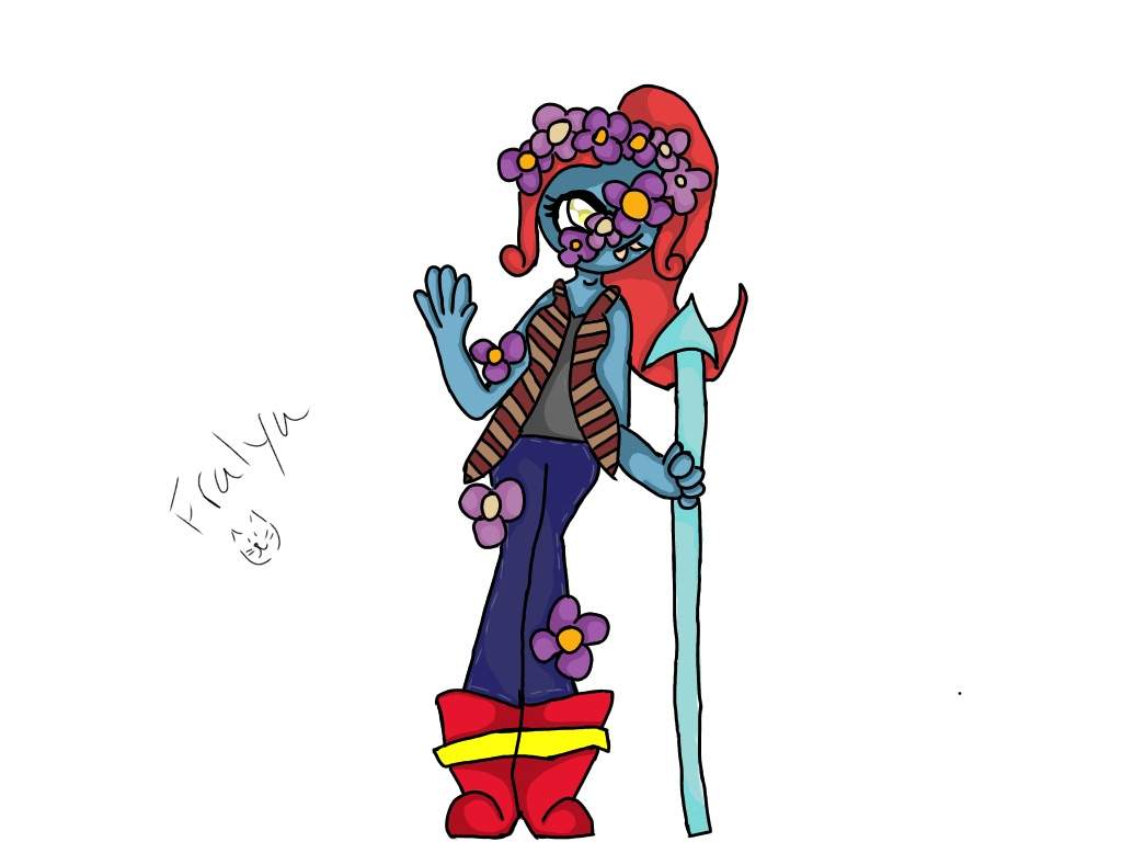 undertale spear girl undertale spear girl