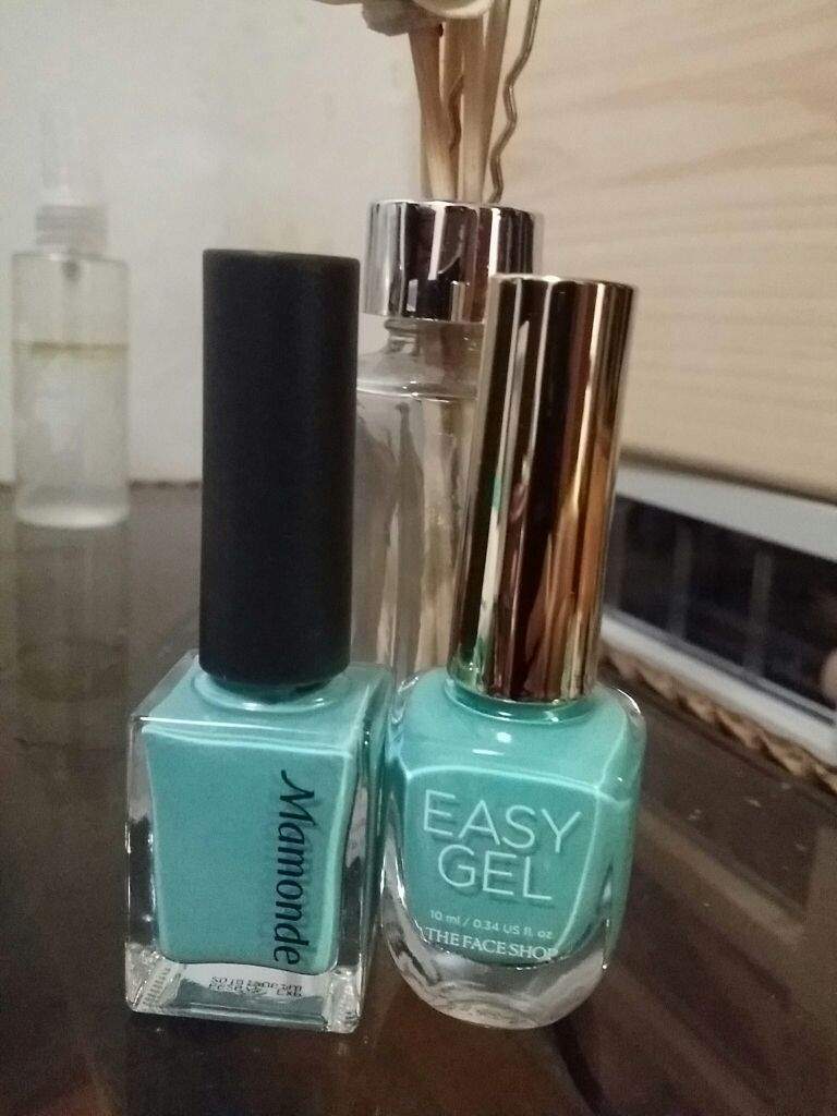The Face Shop Easy Gel vs Mamonde nail polish | Korean Beauty Amino