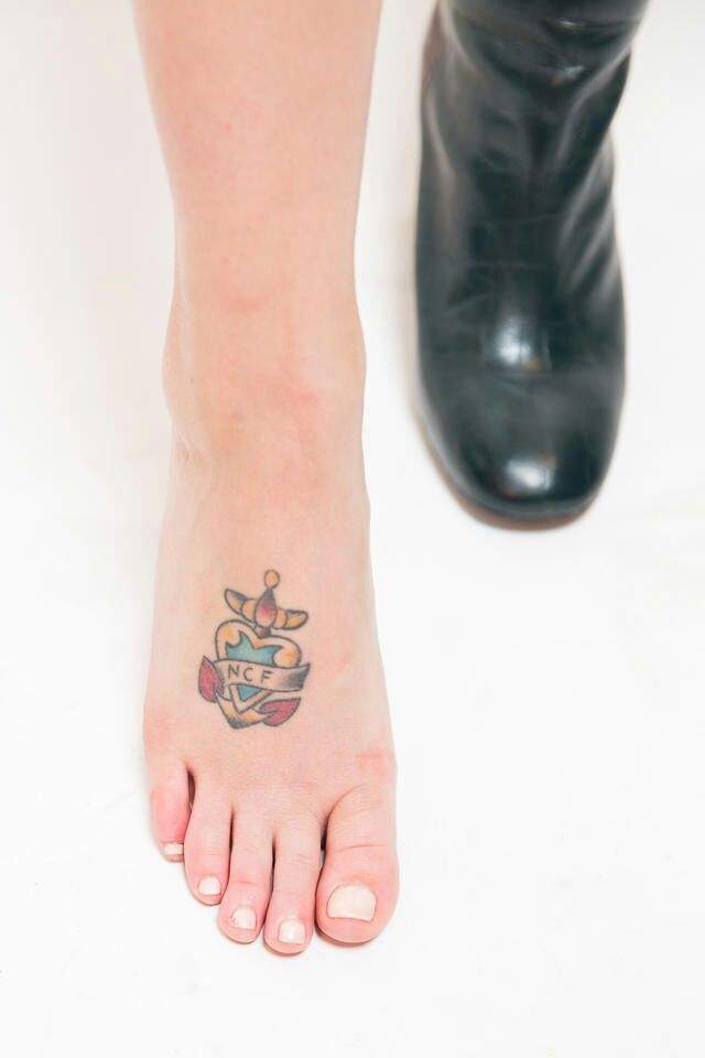 free halsey feet tattoo