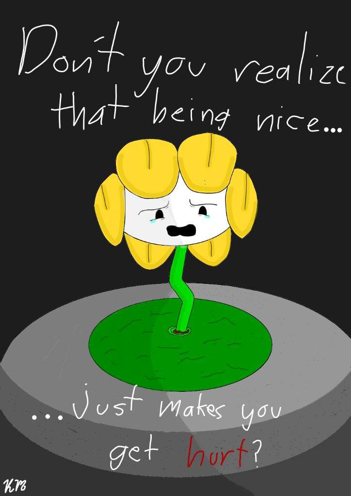 Sad Flowey Flowey Undertale Fan Art Undertale Amino