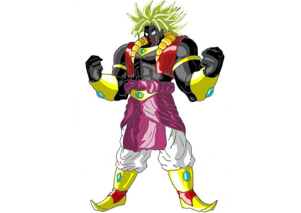 Oh god some fan made dragon ball fusions broly and popo tho :'D | Anime ...