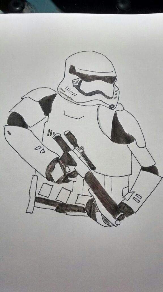 First order stormtrooper drawing | Star Wars Amino