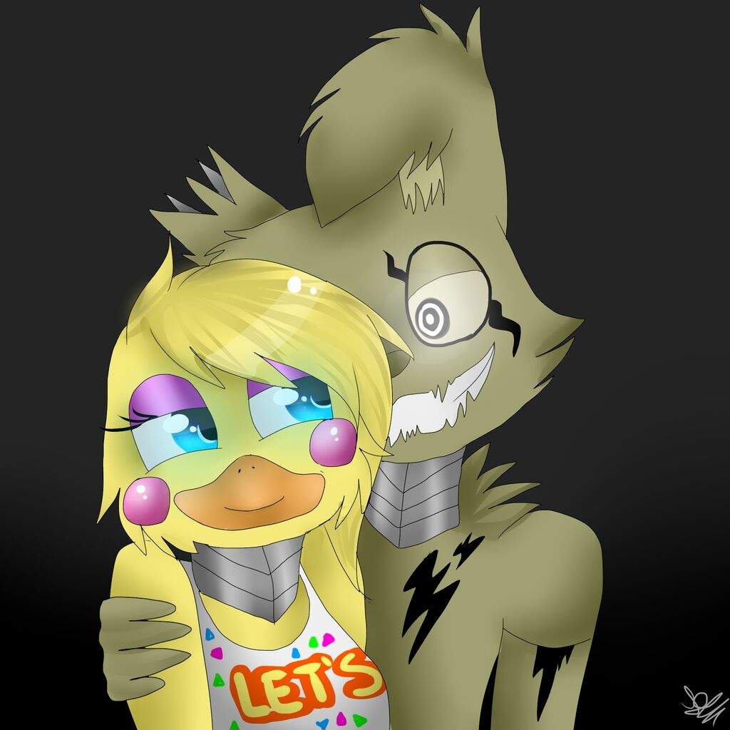 Does anyone ship springtrap x toy chica? 