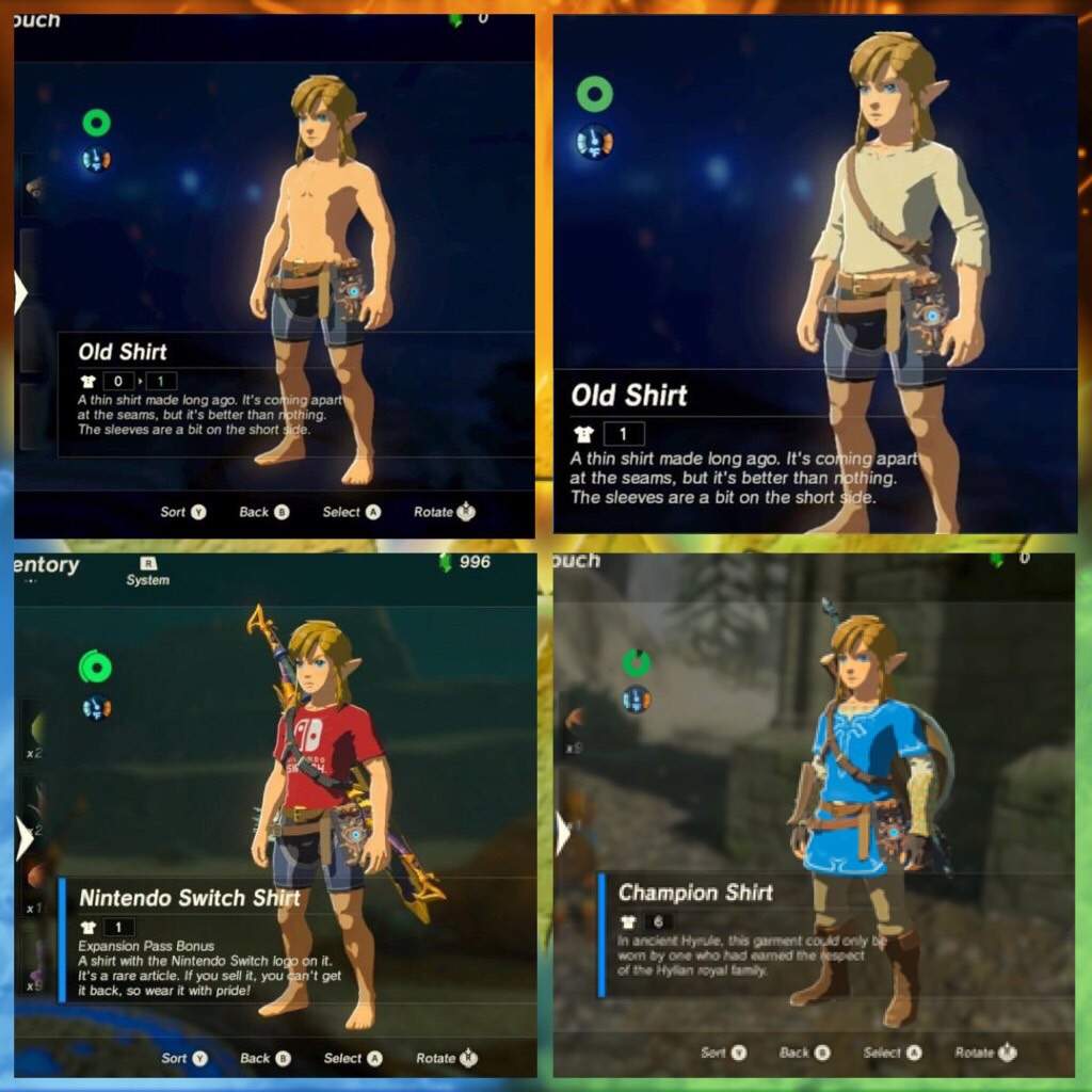 Which These Sets In BoTW Is Your Favorite? | Nintendo