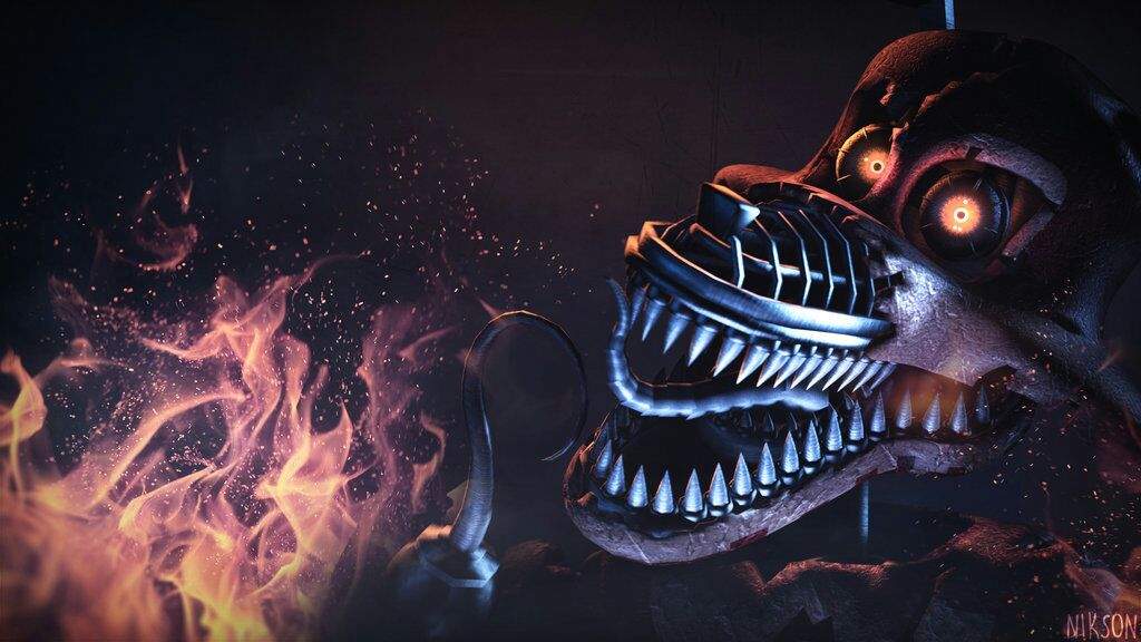 Nightmare Foxy Wallpaper Not By Me Five Nights At