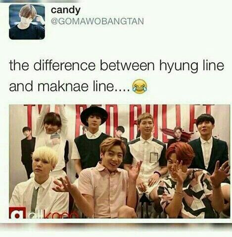 Bts hyung line vs maknae line | ARMY's Amino