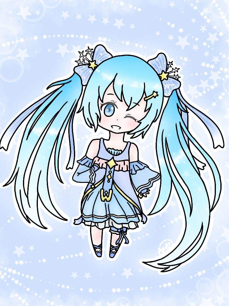 Snow Miku 2017 Chibi Vocaloid Amino