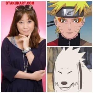 The legendary Japanese voice actress who plays Naruto Uzumaki (Naruto serie...