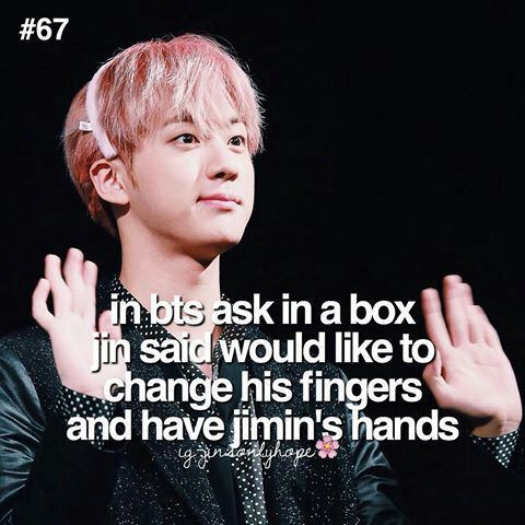 Real Talk: Jin's Hands | K-Pop Amino