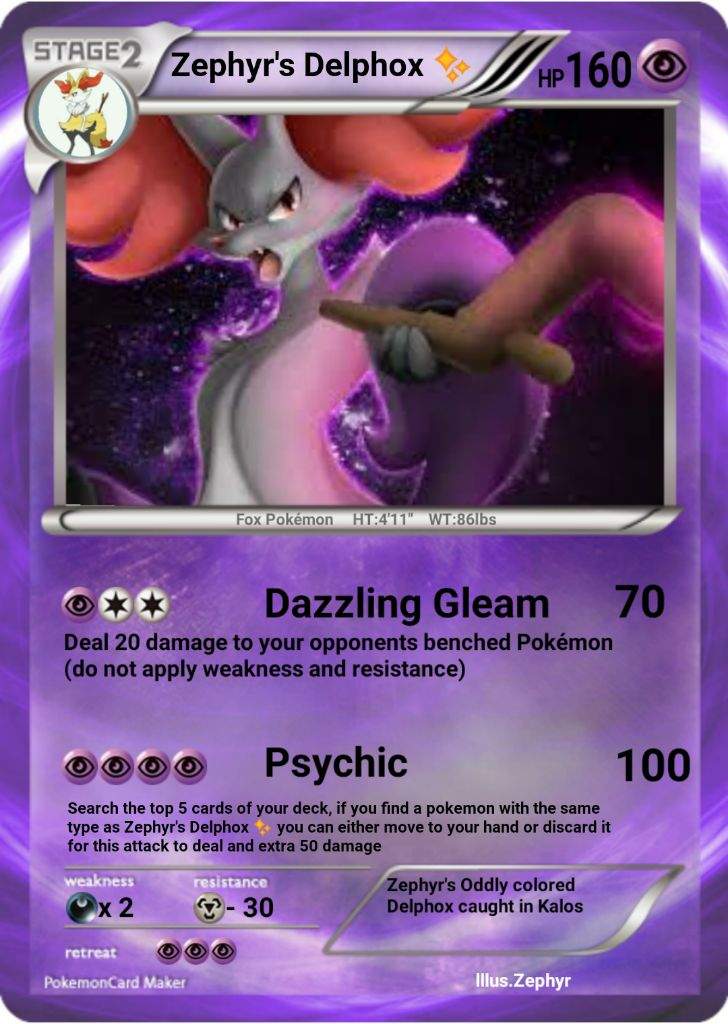 delphox ex card