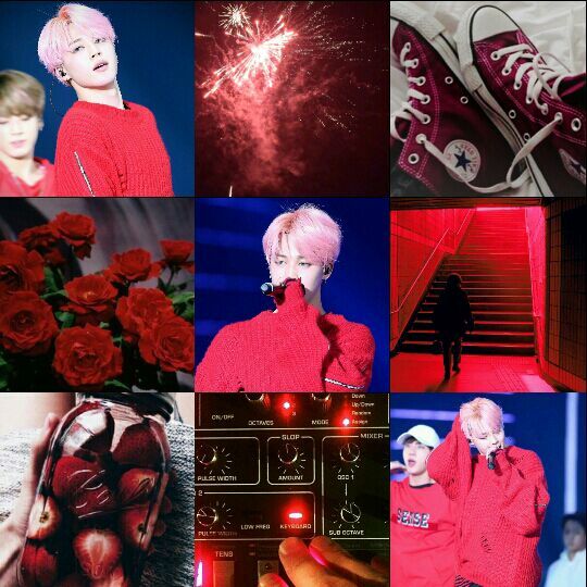 BTS Aesthetic Moodboard: Red | ARMY's Amino