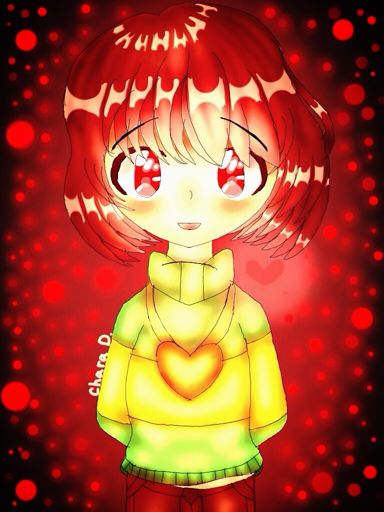 Chara, the DETERMINATION Soul••[Doodle] | Undertale Amino