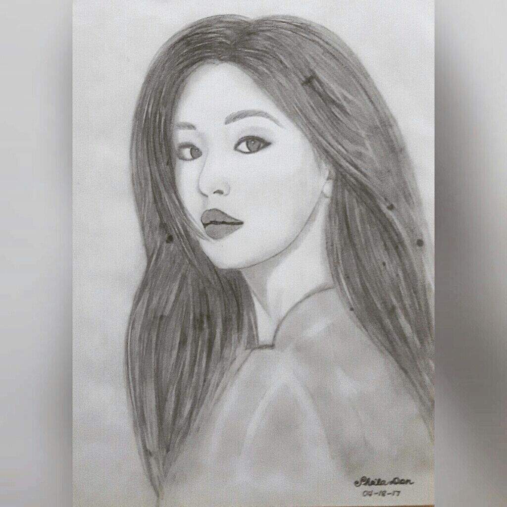 Jun Ji Hyun Fan Art Pencil Drawing | K-Drama Amino