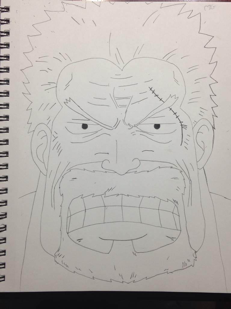 Monkey D. Garp Drawing | One Piece Amino