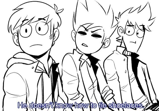 [Highschool AU] Shoelaces | 🌎Eddsworld🌎 Amino