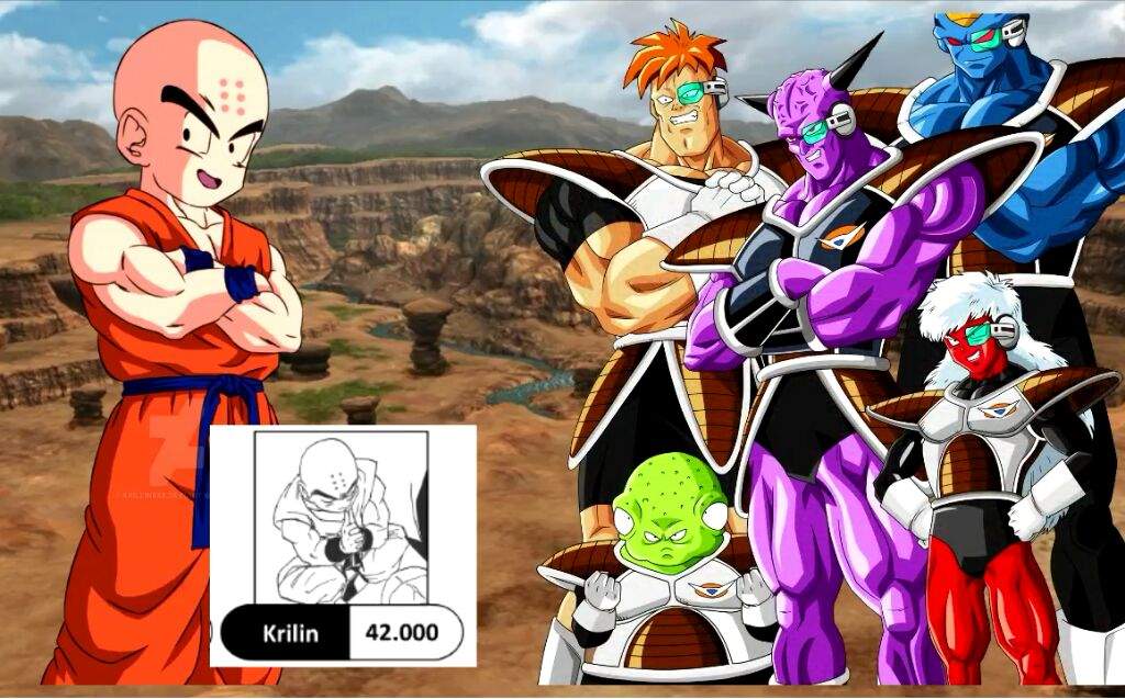 🔥NIVELES DE PODER DE KRILIN EN TODAS LAS SAGAS🔥 (cortesia