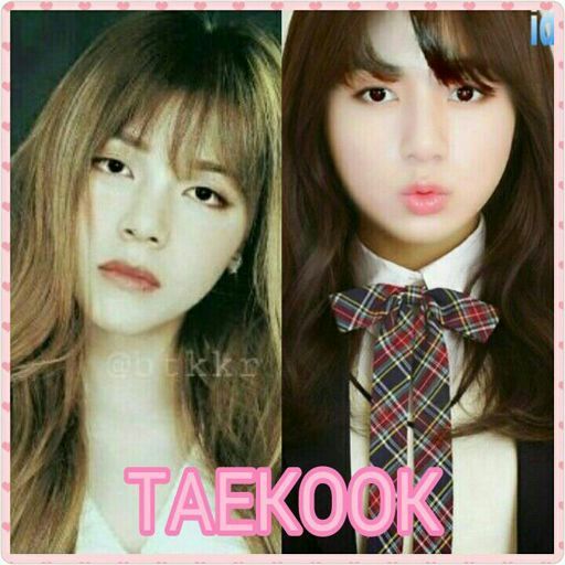 JUNGKOOK & TAEHYUNG (VKOOK) AS GIRLS | Jungkook Fanbase🍪 Amino