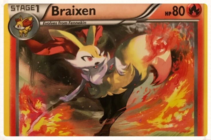 braixen pokemon card