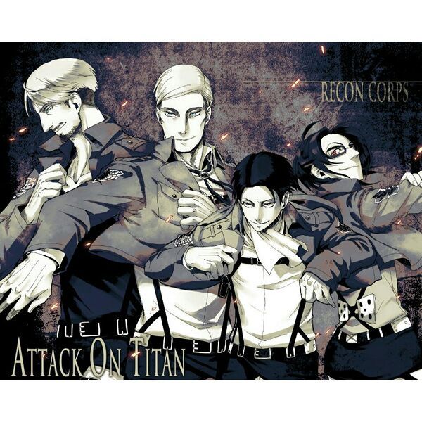 Levi Erwin Hanji Mike Anime Amino