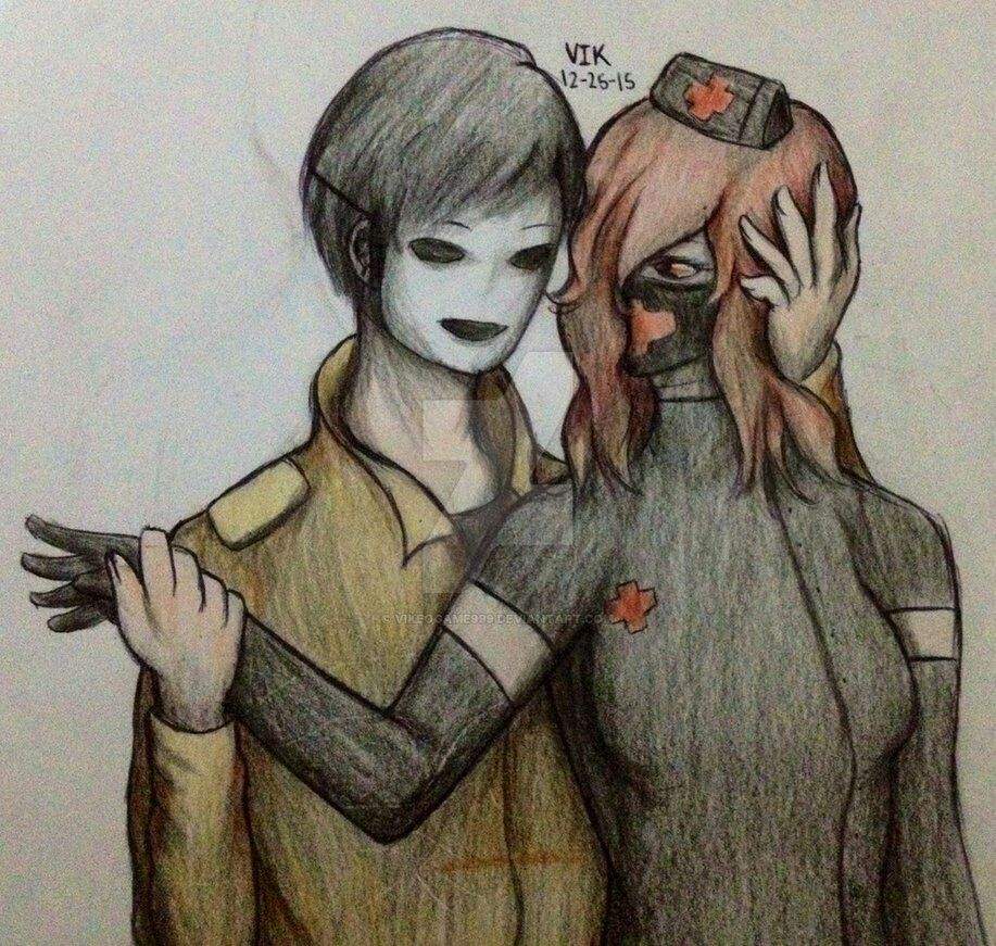 Nurse Ann X Masky Wiki Oc Amino Creepypastas Amino 