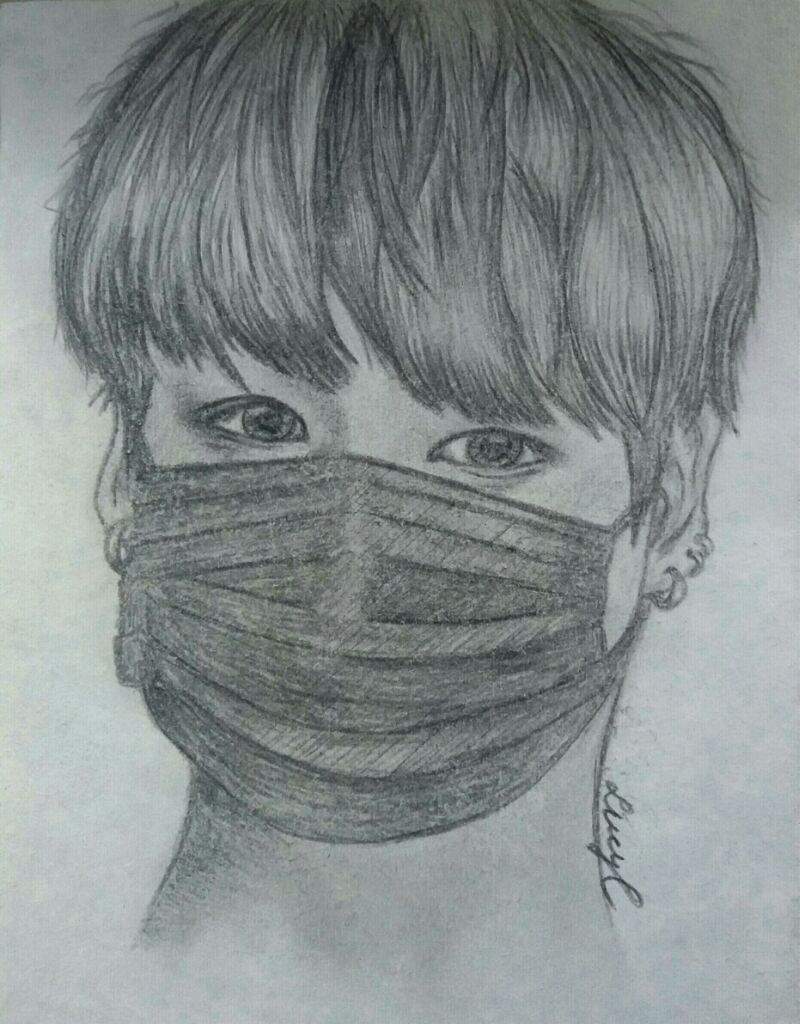 JUNGKOOK WITH MASK FANART | ARMY's Amino