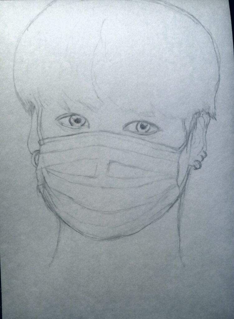 JUNGKOOK WITH MASK FANART | ARMY's Amino