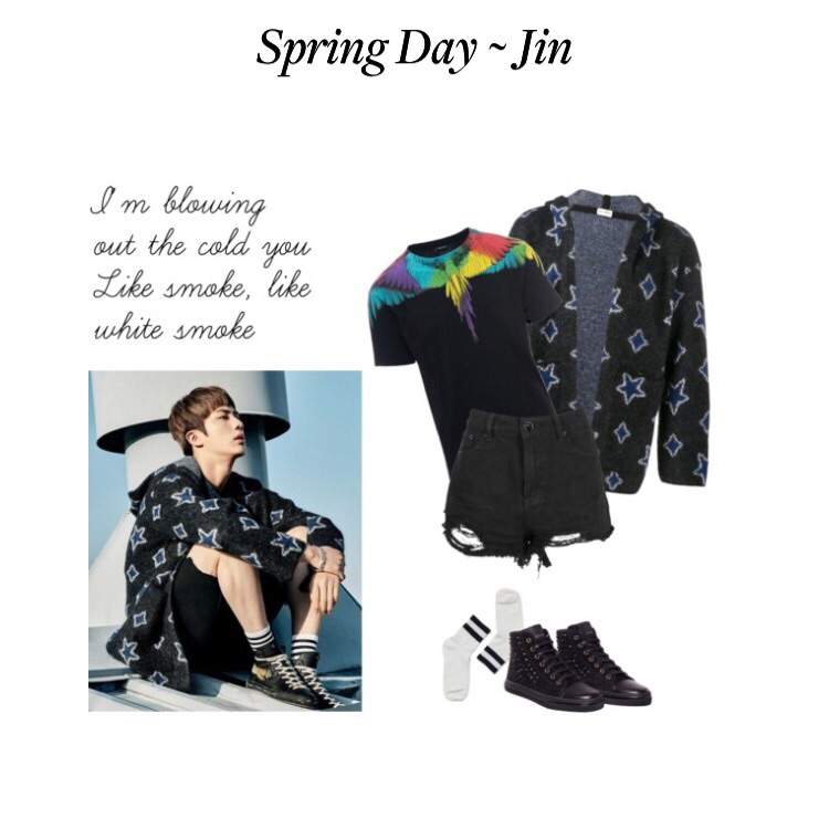 jin spring day outfit