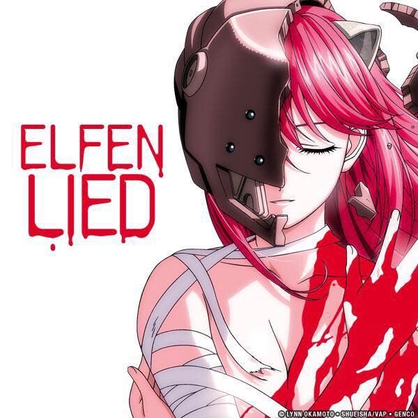 evil lucy elfen lied with vectors