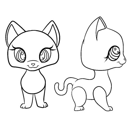 LPS Shorthair Cat Free Template | LPS Amino