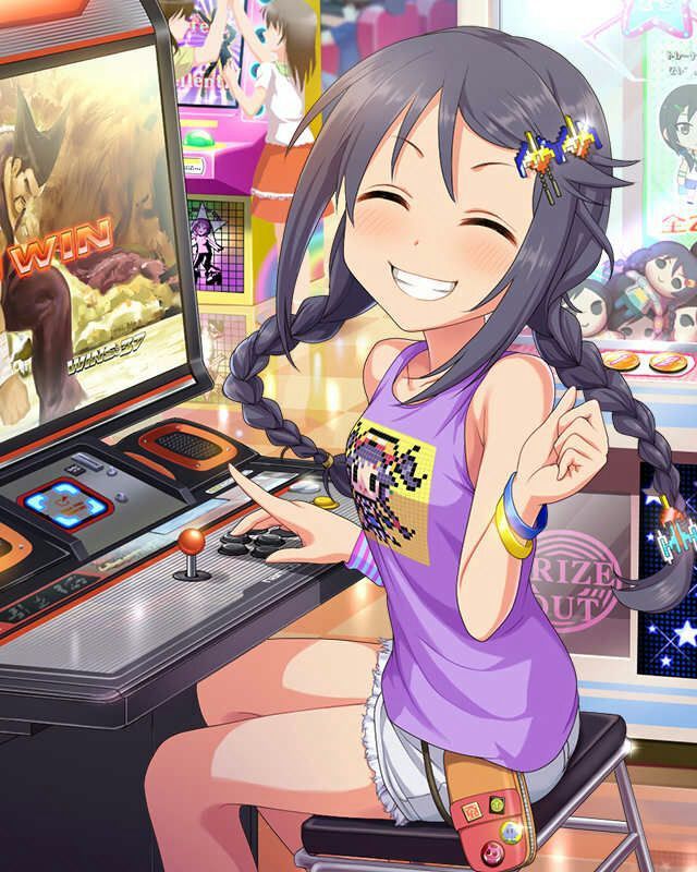 Anime gamer girl gif