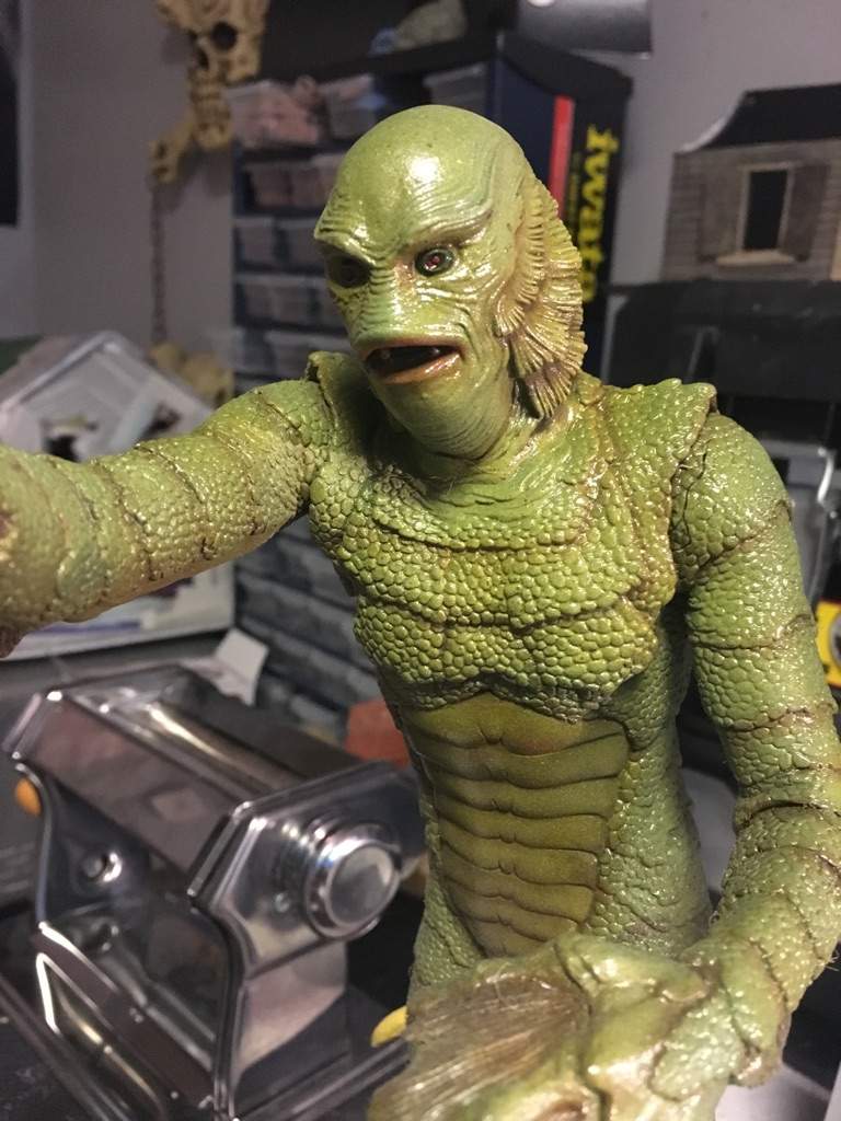 Finished Gillman Statue | Horror Amino