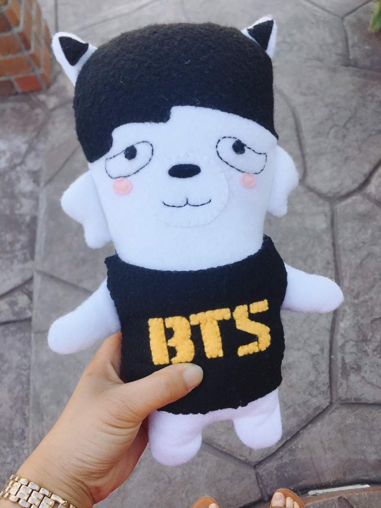 jimin hip hop monster plush