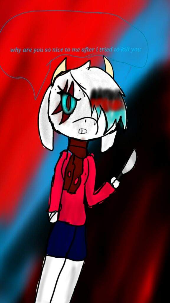 sophie the goat (oc) 💔#teamhate #goatNation(weak) | Undertale Amino