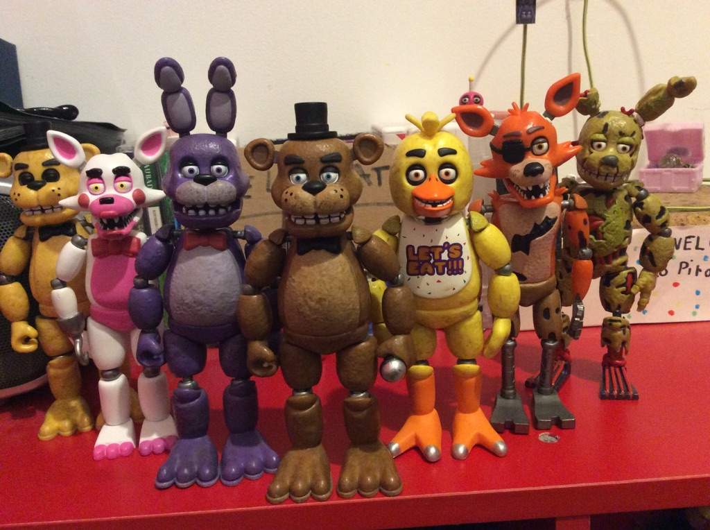 My fnaf figures Five Nights At Freddy's Amino