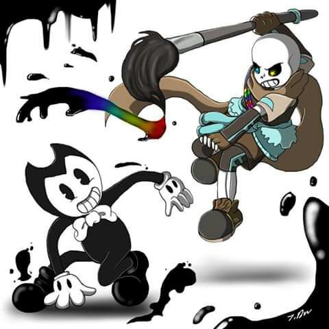 Ink sans vs Bendy | Bendy and the Ink Machine Amino