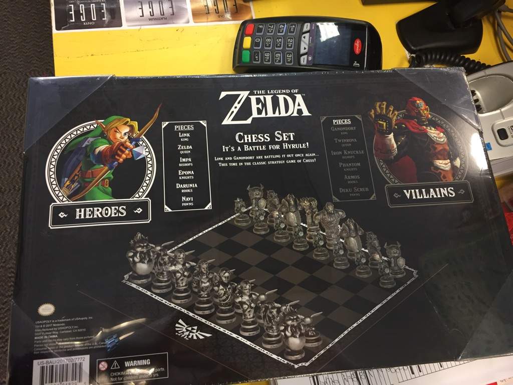 legend of zelda chess set