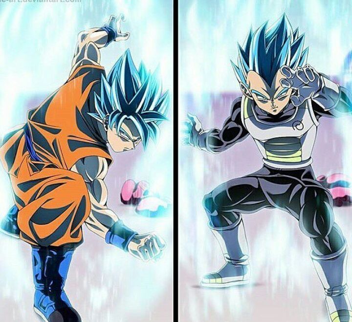 goku and vegeta ssgss