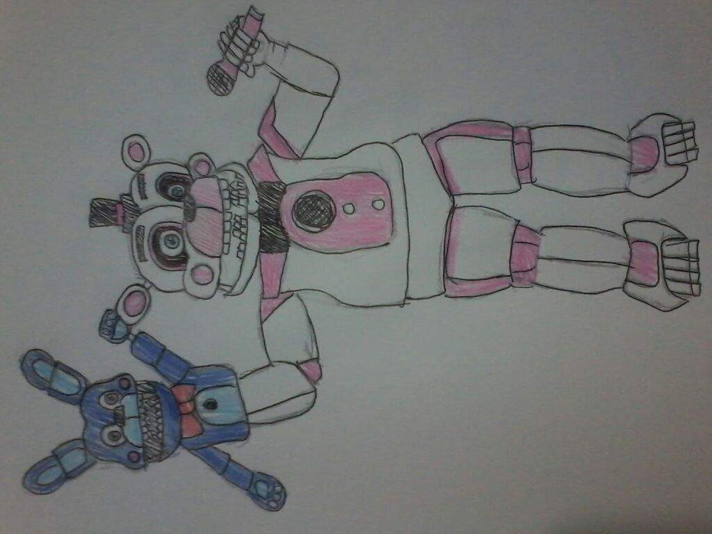 Desenho: Funtime Freddy | Five Nights at Freddys PT/BR Amino