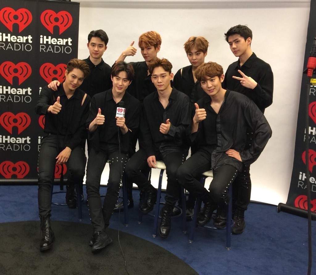 iheartradio interview with EXO EXO (엑소) Amino